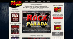 Desktop Screenshot of fajnrockmusic.cz